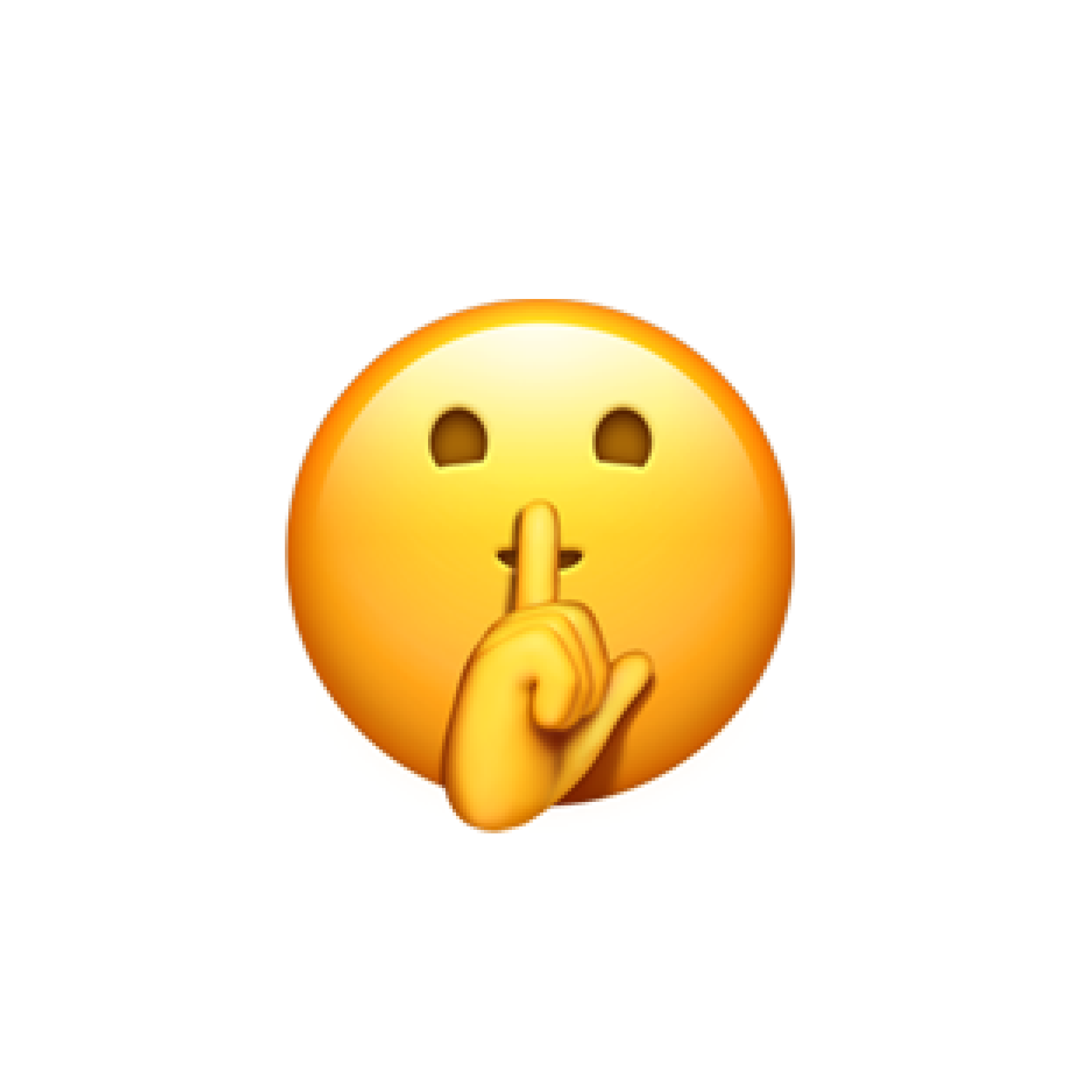 Shhh emoji