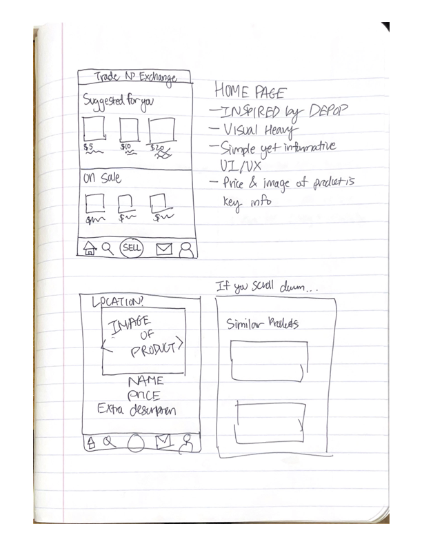 Low Fidelity Sketch 1